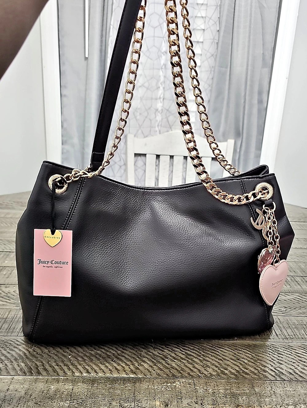 Juicy Couture The Glam Juicy Tote Shoulder Bag Chocolate NWT